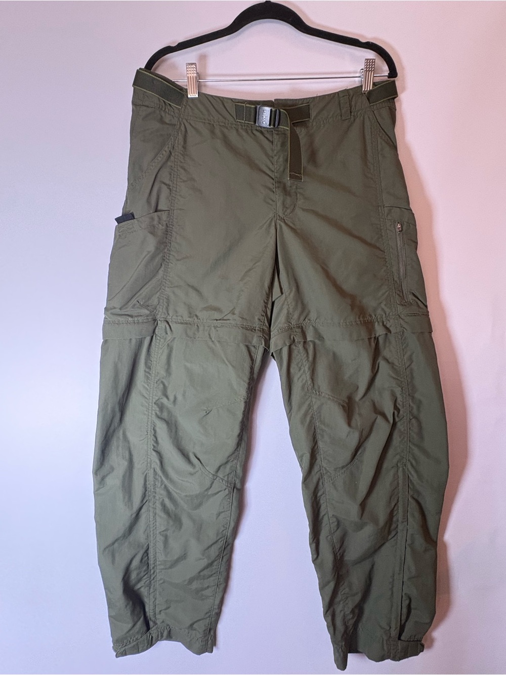 REI Men's Olive Convertible Cargo Pants